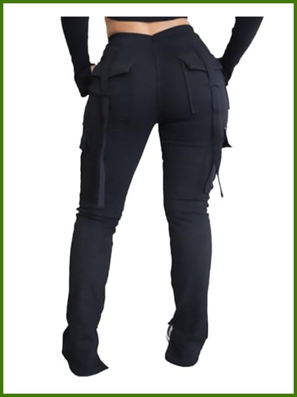 Drawstring Cargo Sweatpants with Pockets Stretchy